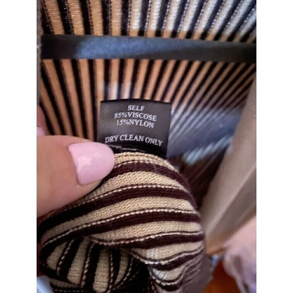 Women’s Small Sweater Multi-Color Open Front Lapis Brand Clothing - Picture 4 of 4